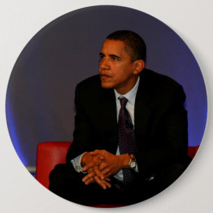 Badge Rond 15,2 Cm Président Barack Obama