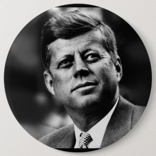 Badge Rond 15,2 Cm Président de John F. Kennedy