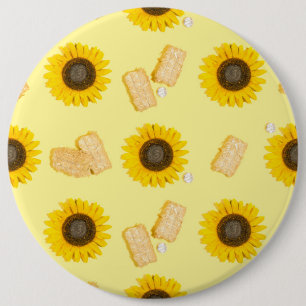 Badge Rond 15,2 Cm puissance du tournesol