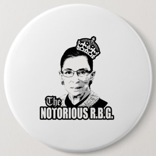 Badge Rond 15,2 Cm R.B.G. notoire