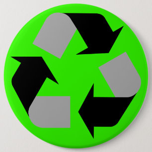 Badge Rond 15,2 Cm Recycler