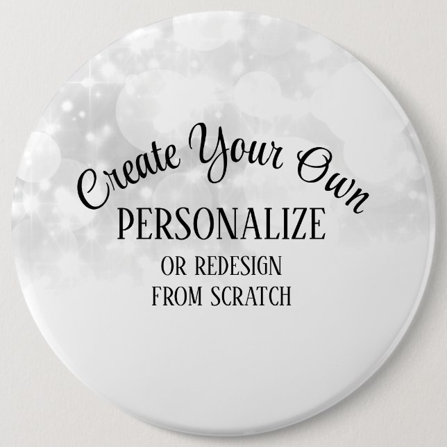 Badge Rond 15,2 Cm Remplacer une image ou personnaliser - (Devant)