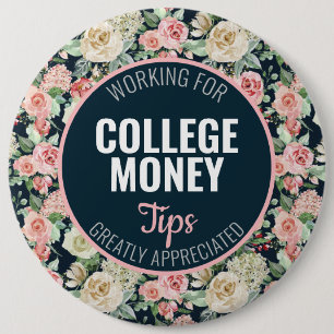 Badge Rond 15,2 Cm Rose floral Conseils appréciés Financement uni