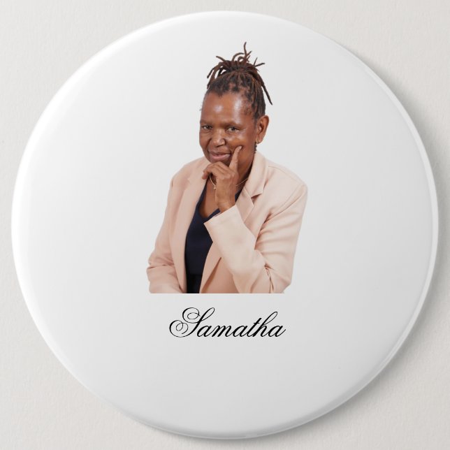 Badge Rond 15,2 Cm Round Button for her (Devant)