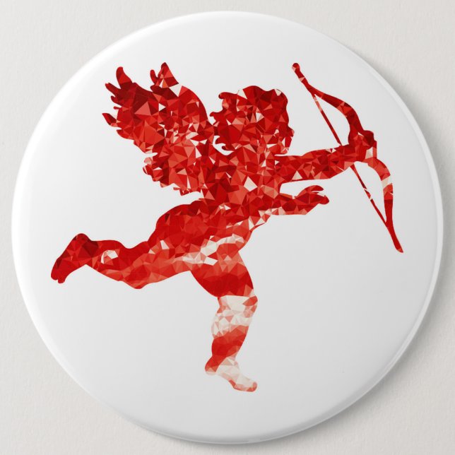 BADGE ROND 15,2 CM RUBY CUPID (Devant)