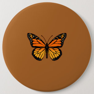 Badge Rond 15,2 Cm Sensation des papillons monarques
