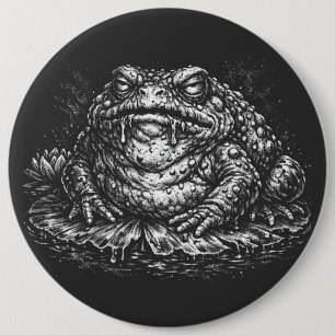 Badge Rond 15,2 Cm Sigil du Crapaud Hanté par BurnsInHell