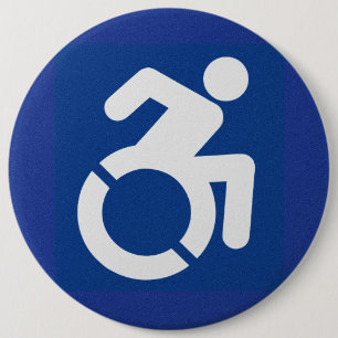 Badge Rond 15,2 Cm SIGNE MAÎTRISÉ Moderne