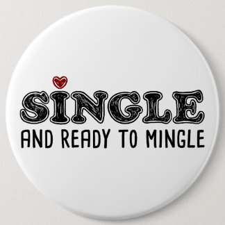 Badge Rond 15,2 Cm Simple Et Prêt À Mingler