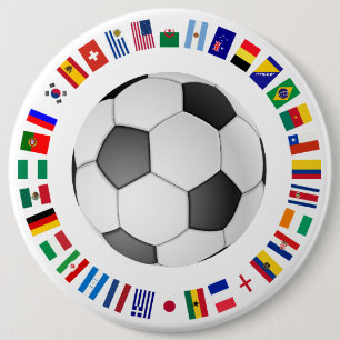 BADGE ROND 15,2 CM SOCCER