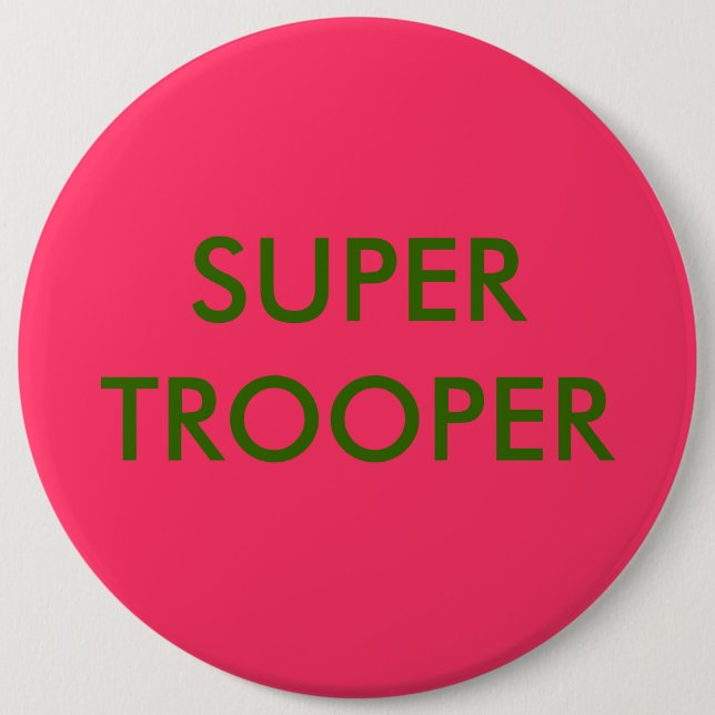 BADGE ROND 15,2 CM SOLDAT DE LA CAVALERIE SUPERBE (Devant)