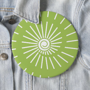 Badge Rond 15,2 Cm Soleil 13