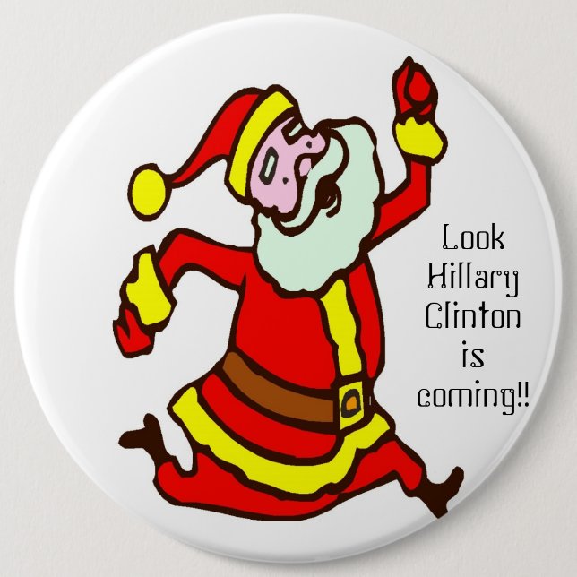 Badge Rond 15,2 Cm sssssssssssssssssssssssssssssss, regard Hillary C… (Devant)