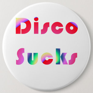 Badge Rond 15,2 Cm Sucs Disco