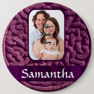 Badge Rond 15,2 Cm Symbole de nouage violet celtique