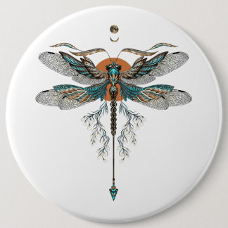 Badge Rond 15,2 Cm Tattoo dragon