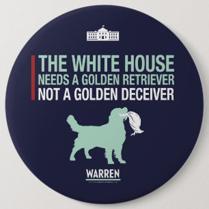 Badge Rond 15,2 Cm Terriers 2020 - Bailey - golden retriever