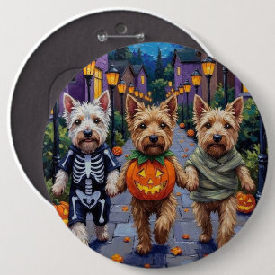 Badge Rond 15,2 Cm Tervueren roux en costumes d'Halloween