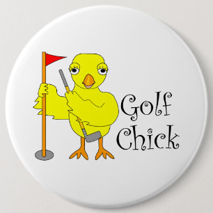 Badge Rond 15,2 Cm Texte de sélection de golf