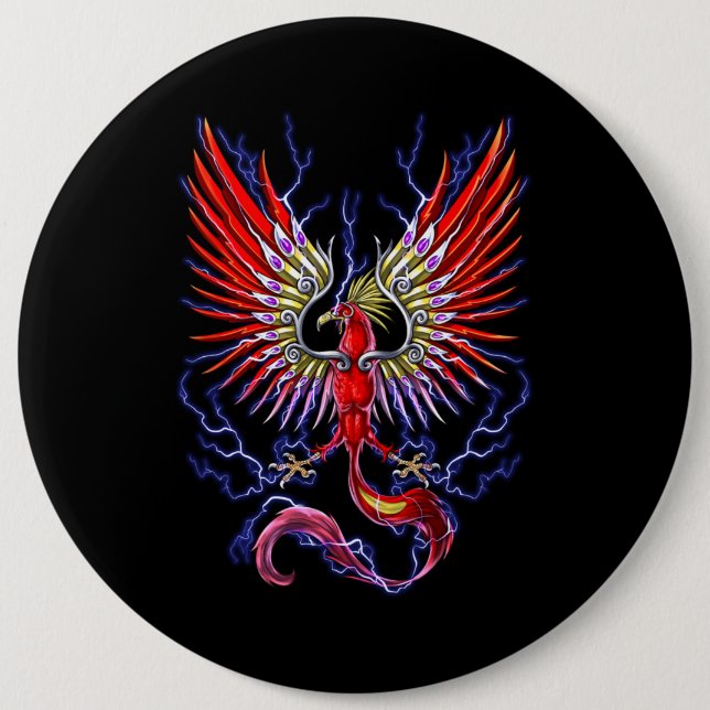 Badge Rond 15,2 Cm Thunderbird Cryptid Creator (Devant)