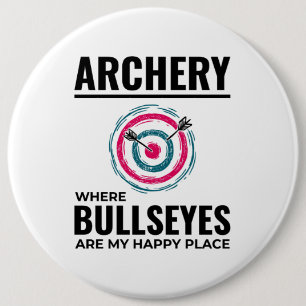Badge Rond 15,2 Cm Tir à l'arc Cibles Archer Bow Arrows Bullseye
