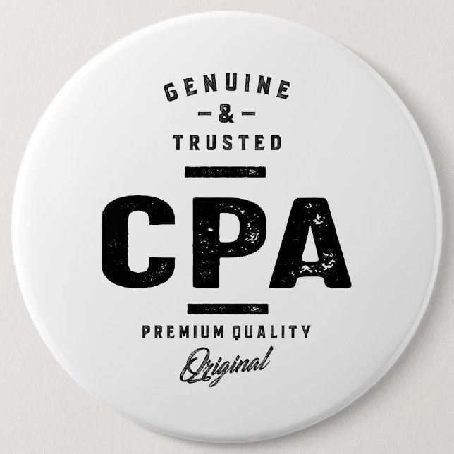 Badge Rond 15,2 Cm Titre du travail CPA (Devant)