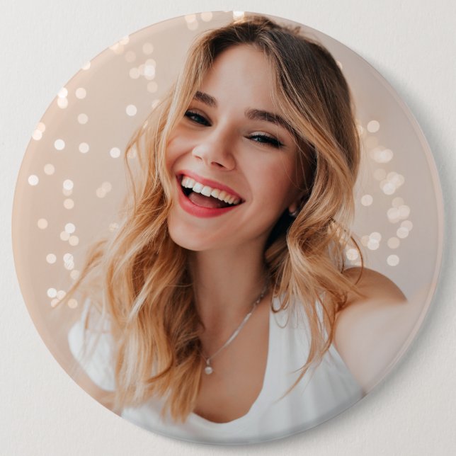 Badge Rond 15,2 Cm Ton visage pour un anniversaire (Devant)