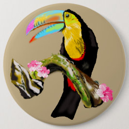 Badge Rond 15,2 Cm Toucan 3