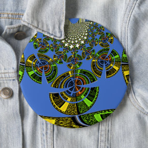 Badge Rond 15,2 Cm Tradition bleue