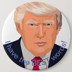 Badge Rond 15,2 Cm Trump
