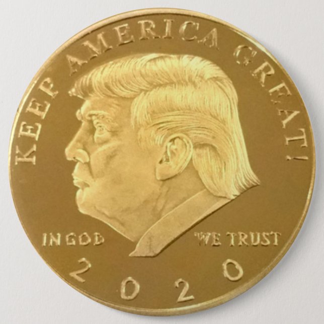 BADGE ROND 15,2 CM TRUMP 2020 (Devant)