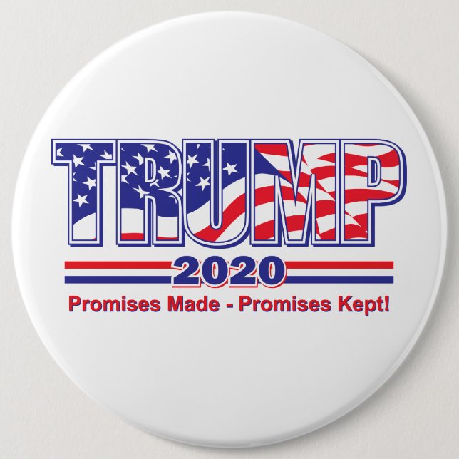 BADGE ROND 15,2 CM TRUMP 2020 (Devant)