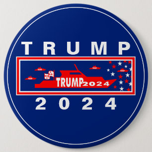 BADGE ROND 15,2 CM TRUMP 2024