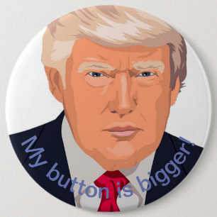 Badge Rond 15,2 Cm Trump et le plus grand