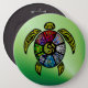 Badge Rond 15,2 Cm Turtle Ba-Gua (Devant & derrière)