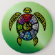 Badge Rond 15,2 Cm Turtle Ba-Gua (Devant)