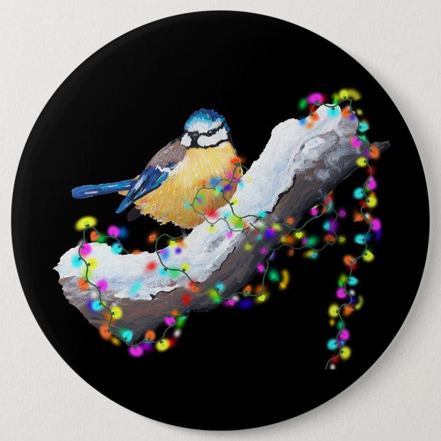 Badge Rond 15,2 Cm Twinkle Twinkle Little Tit (Devant)