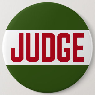 Badge Rond 15,2 Cm Ugly Sweater Contest Judge