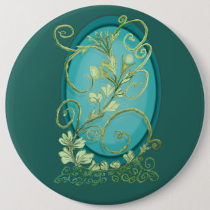 Badge Rond 15,2 Cm Une Vigne Débridée