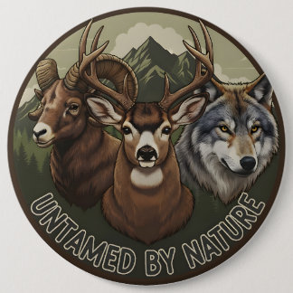 Badge Rond 15,2 Cm Untamed by Nature