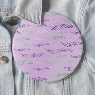 Badge Rond 15,2 Cm Vagues Tigre (motif stylisé) 3