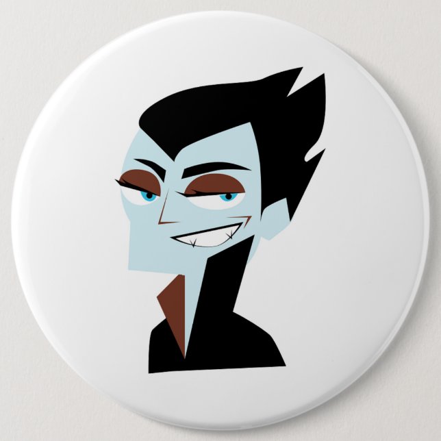 BADGE ROND 15,2 CM VAMPIRE (Devant)