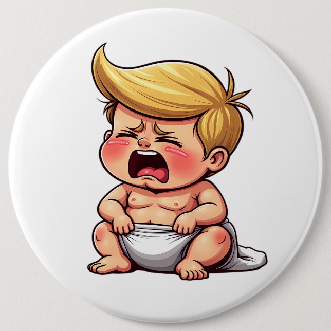 Badge Rond 15,2 Cm Vapeur (Devant)