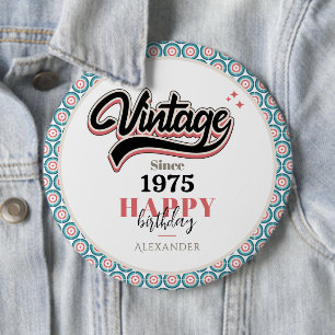 Badge Rond 15,2 Cm Vintage depuis - 1975