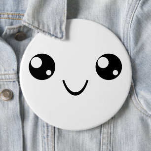 Badge Rond 15,2 Cm Visage souriant