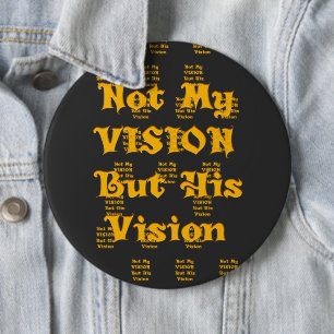 Badge Rond 15,2 Cm Vision
