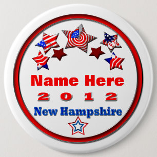Badge Rond 15,2 Cm Votre candidat