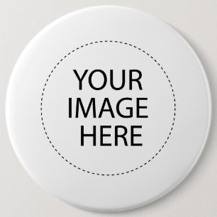 Badge Rond 15,2 Cm Votre image ou texte ici