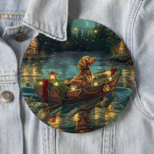 Badge Rond 15,2 Cm Voyage festif de Noël de la livre afghane