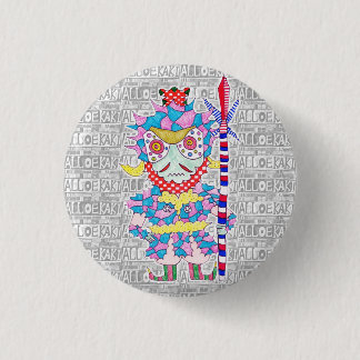 BADGE ROND 2,50 CM 七福神/毘沙門天 缶バッジ